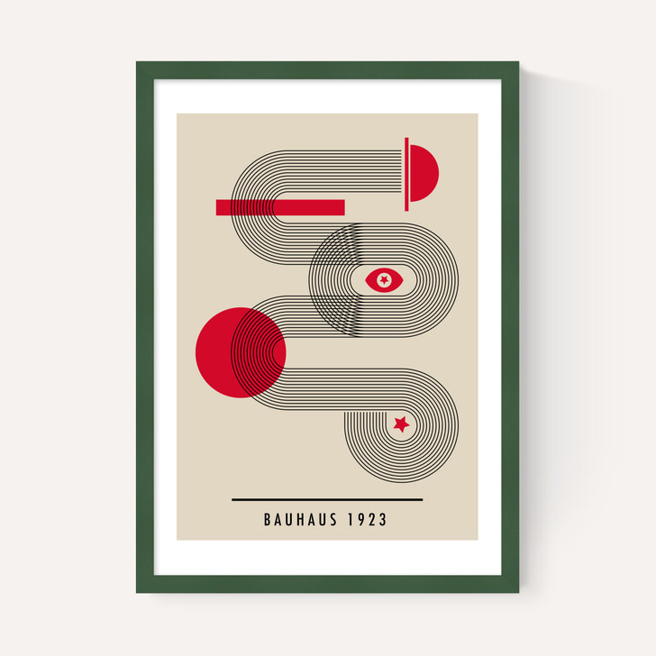 Bauhaus Red Circle