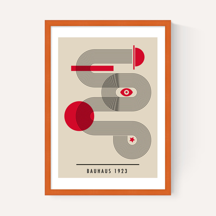 Bauhaus Red Circle