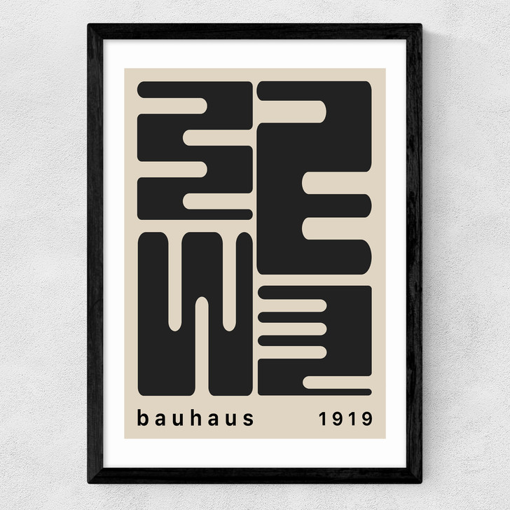 Bauhaus Architecture Medium Black Frame Bauhaus Architecture Medium Black Frame