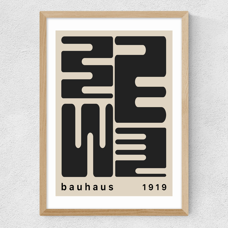 Bauhaus Architecture Medium Oak Frame Bauhaus Architecture Medium Oak Frame