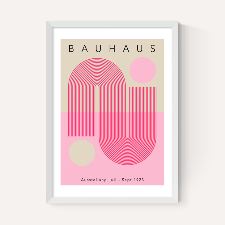 Bauhaus Pink Curve