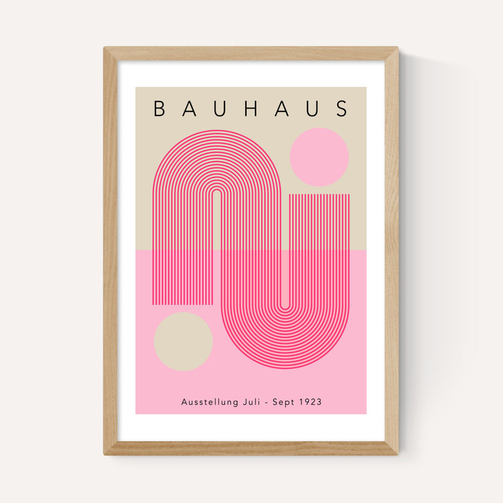 Bauhaus Pink Curve