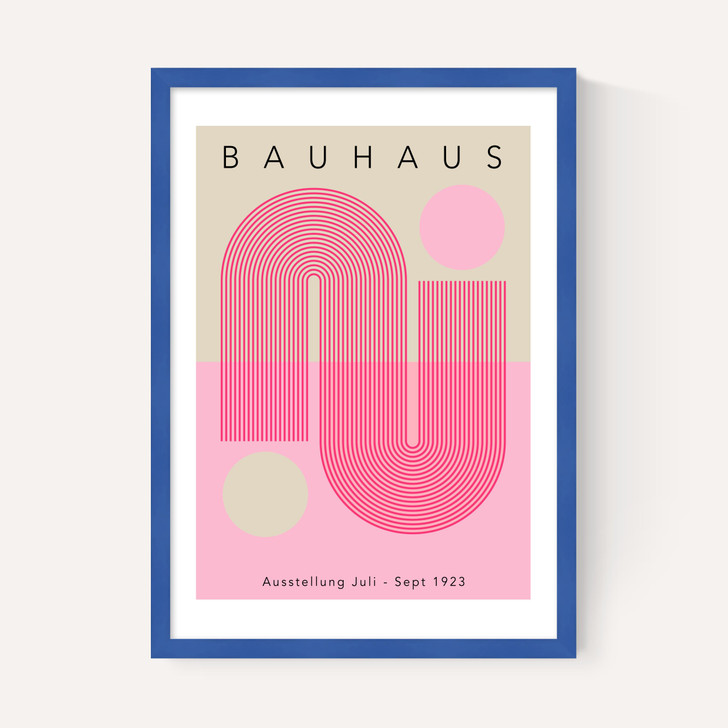 Bauhaus Pink Curve