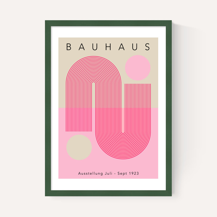 Bauhaus Pink Curve
