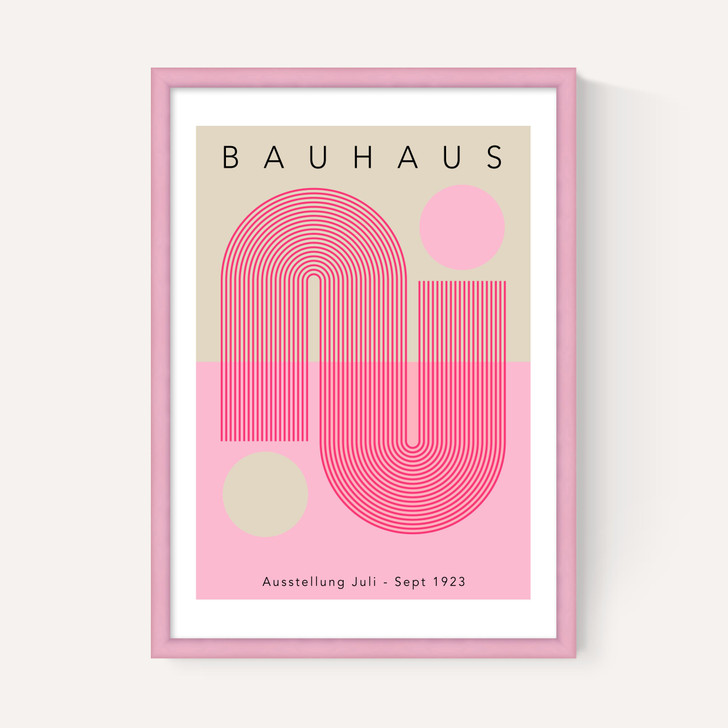 Bauhaus Pink Curve