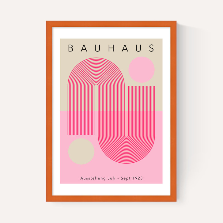 Bauhaus Pink Curve