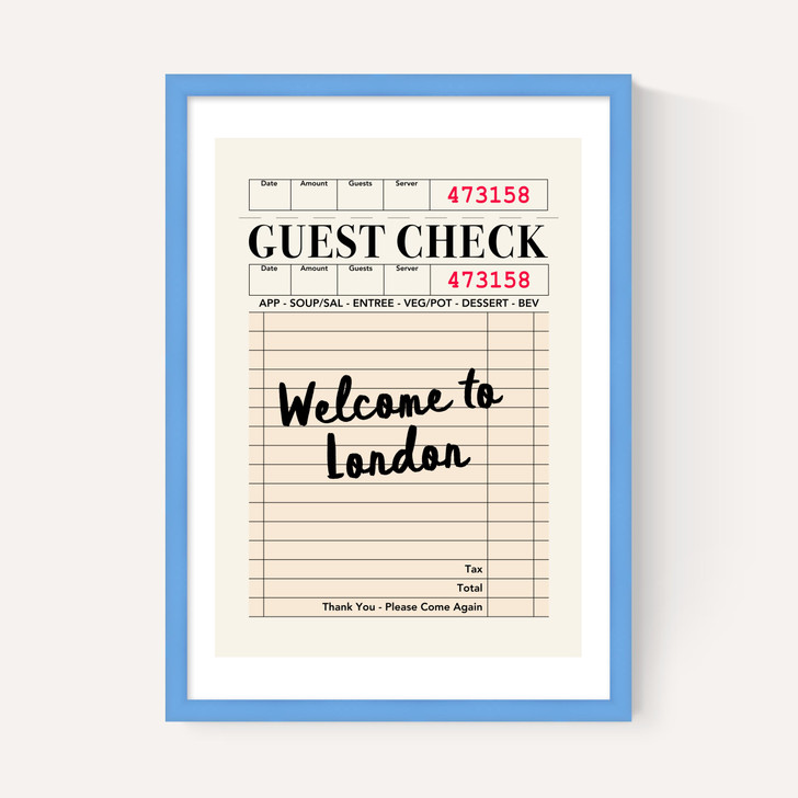 London Guest Check