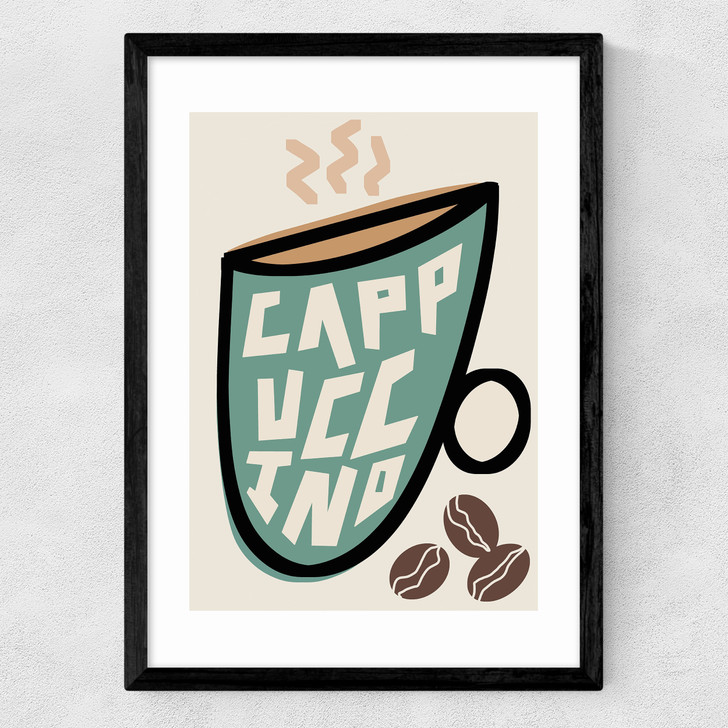 Cappuccino Medium Black Frame