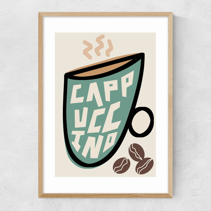 Cappuccino Narrow Oak Frame