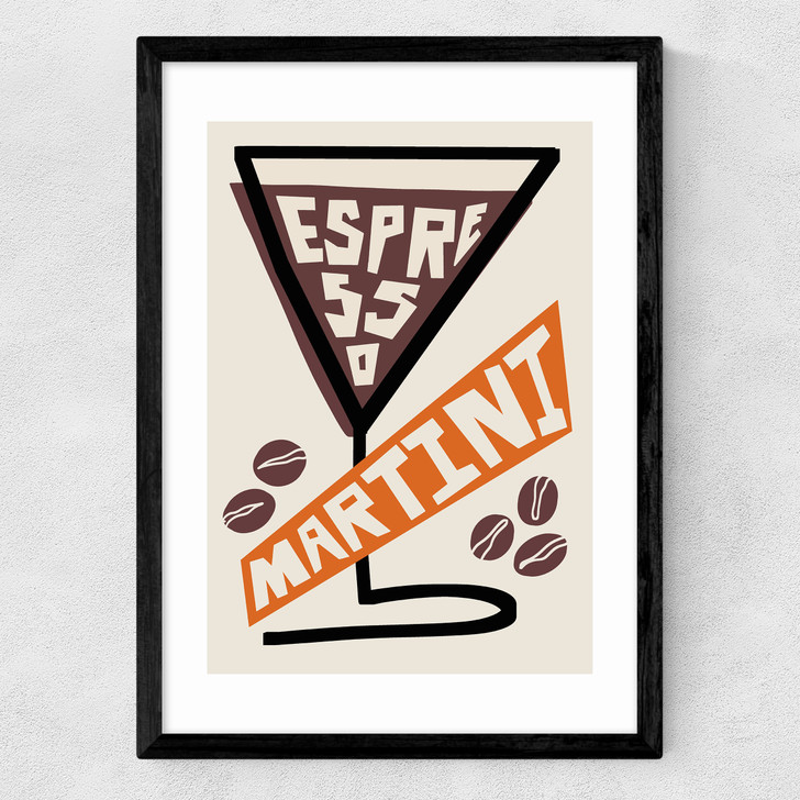Espresso Martini Lover Medium Black Frame