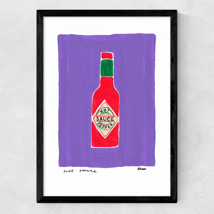 Purple Hot Sauce Medium Black Frame