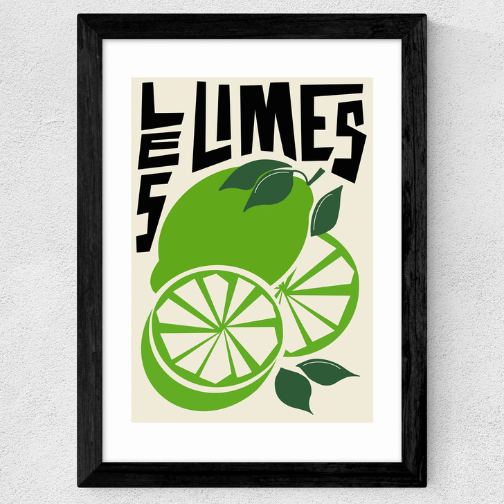 Les Limes Wide Black Frame