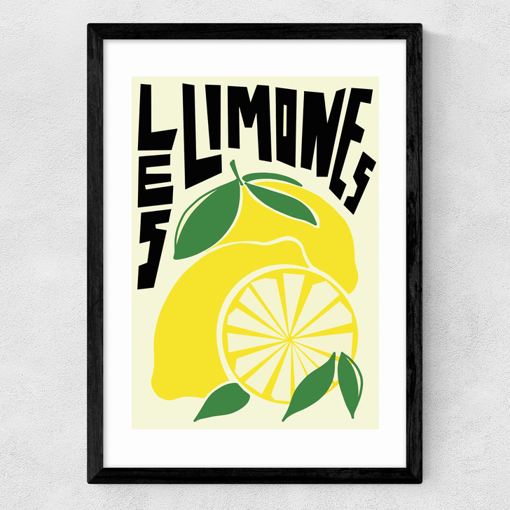 Les Limones Medium Black Frame