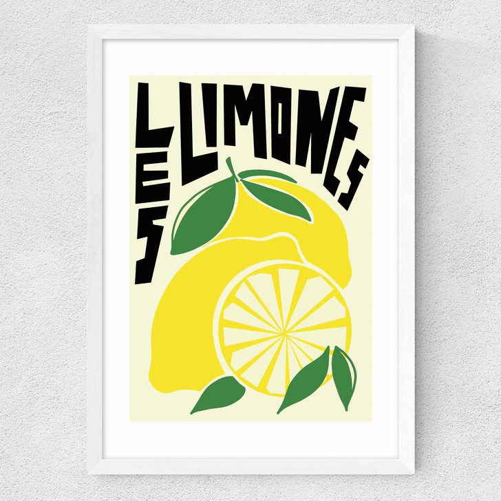 Les Limones Medium White Frame