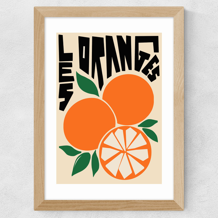 Les Oranges Wide Oak Frame