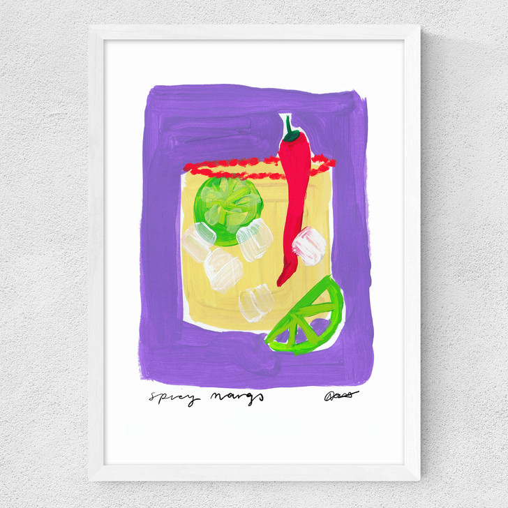 Spicy Margs Medium White Frame