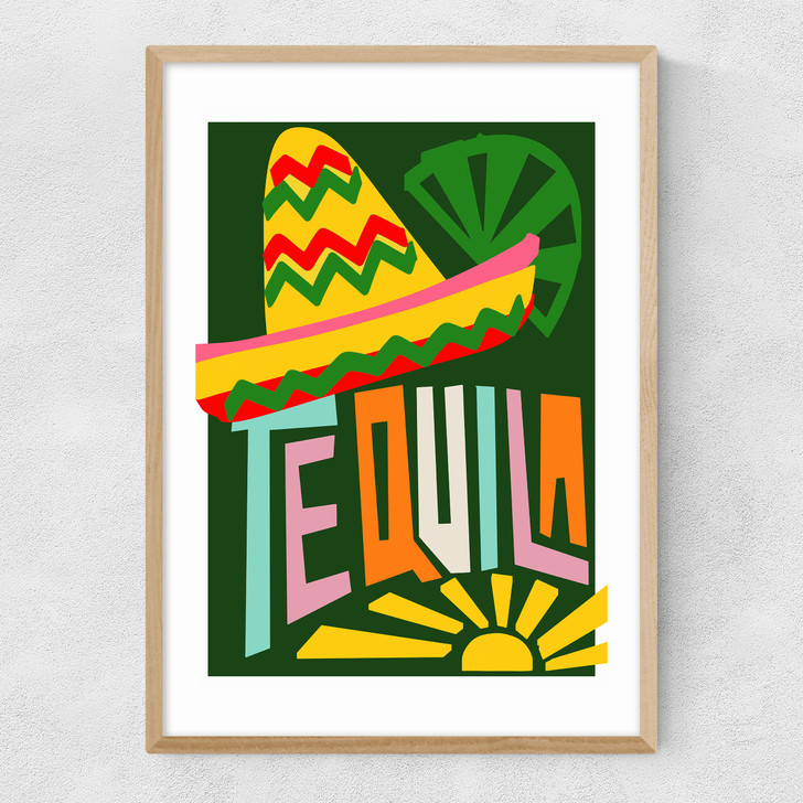 Tequila Narrow Oak Frame