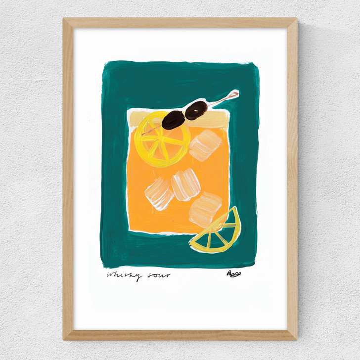 Whiskey Sour Medium Oak Frame Whiskey Sour Medium Oak Frame