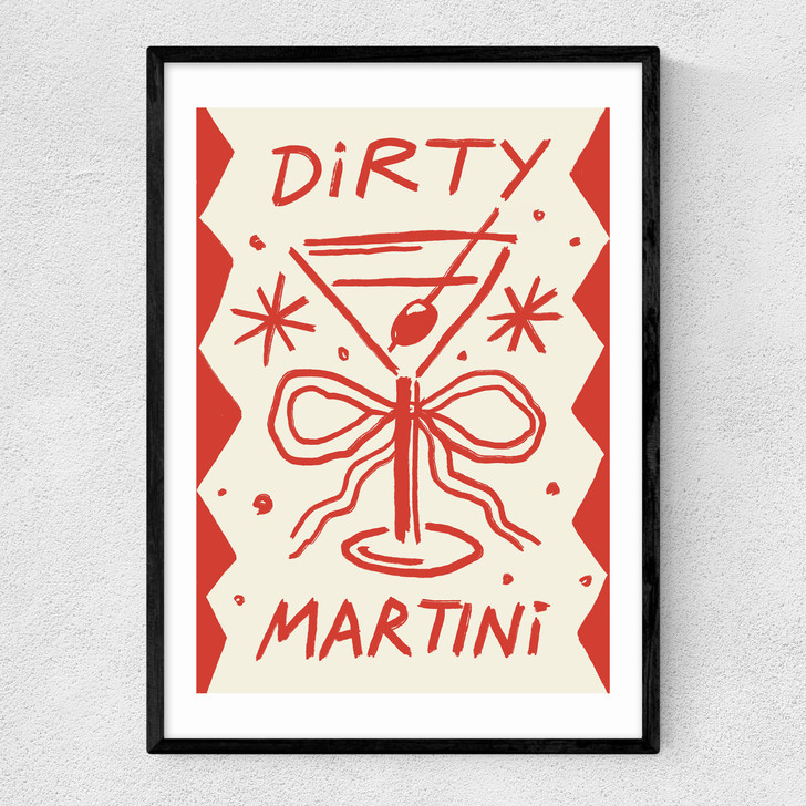 Dirty Martini Time Narrow Black Frame