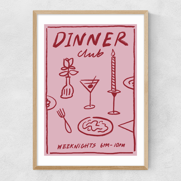 Weeknights 6 To 10 Narrow Oak Frame