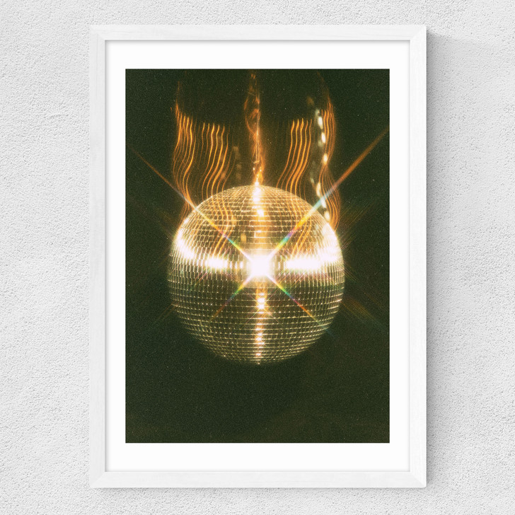 Disco Inferno Medium White Frame