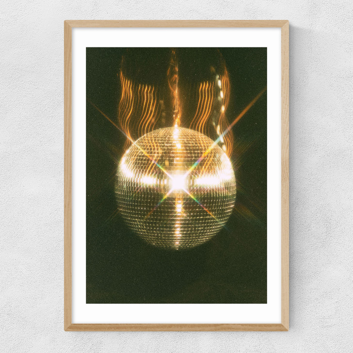 Disco Inferno Narrow Oak Frame