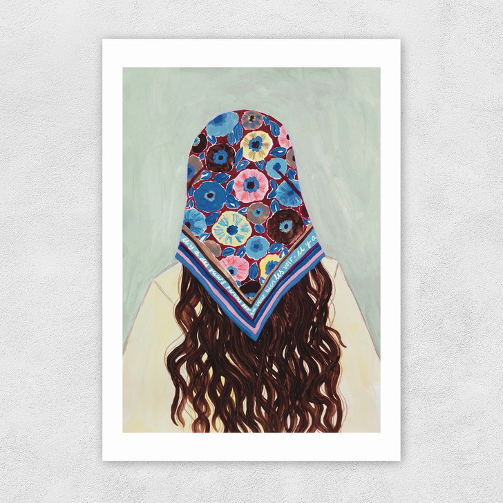 Bandana Girl Unframed Print