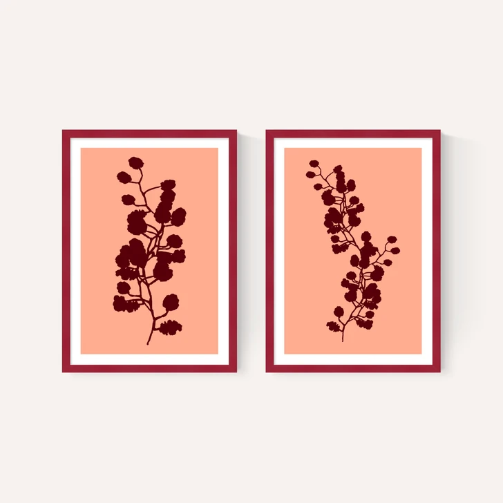Floral Silhouette Set