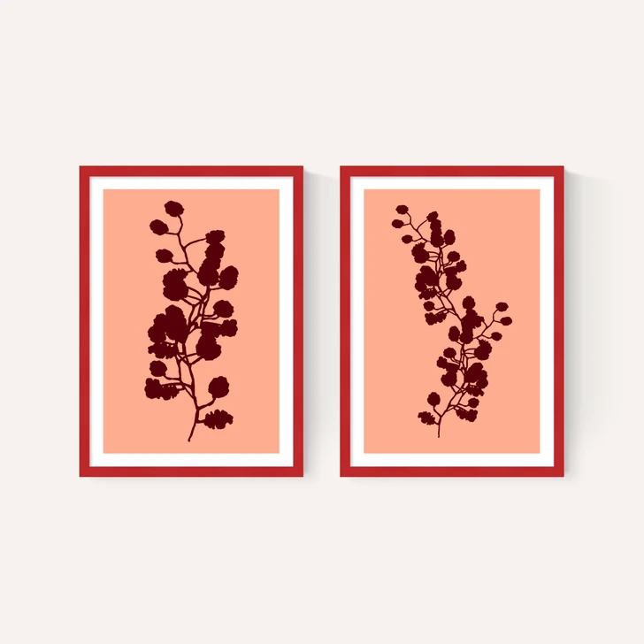 Floral Silhouette Set