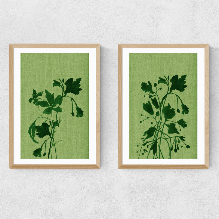 Terre Verte Set Narrow Oak Frame