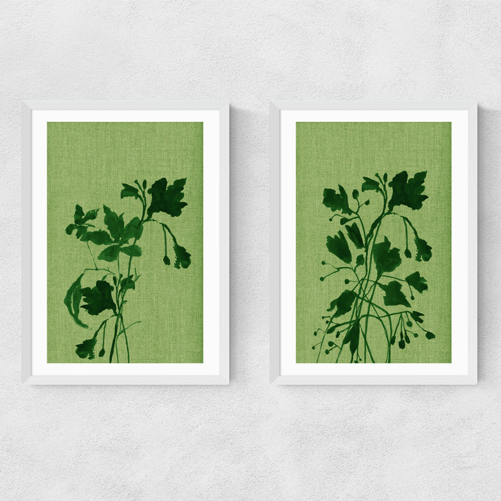 Terre Verte Set Narrow White Frame