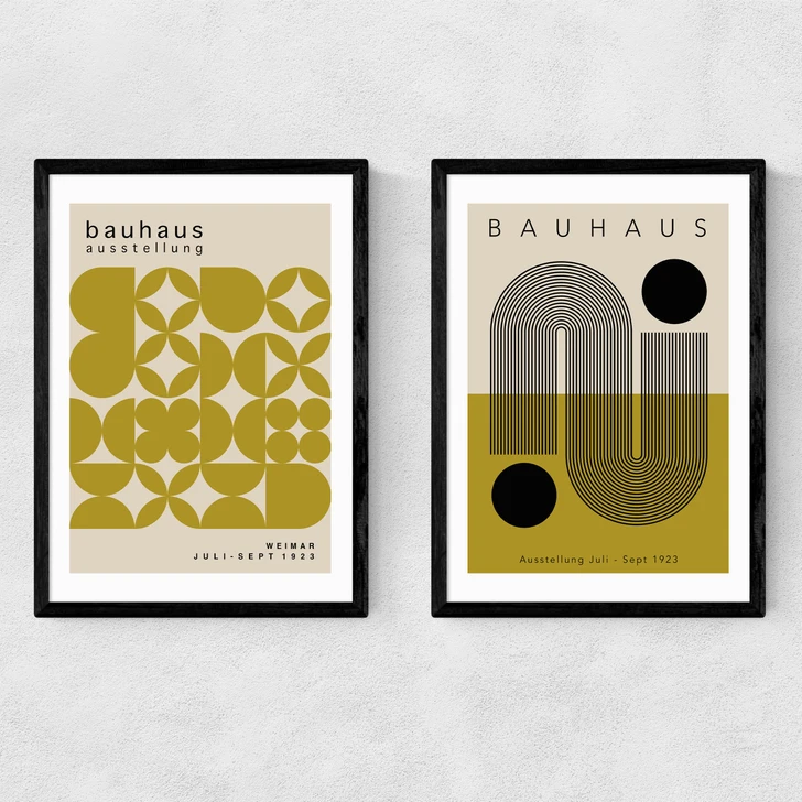 Olive Bauhaus Set