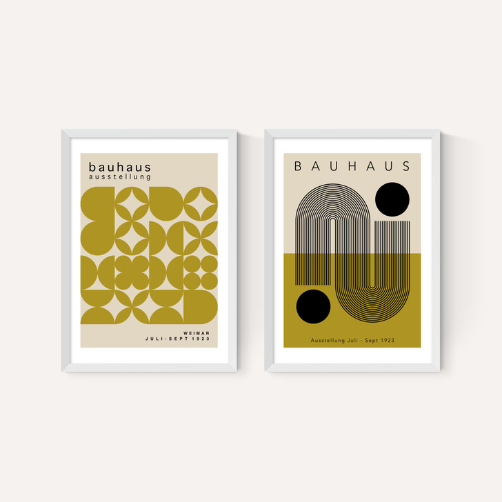 Olive Bauhaus Set
