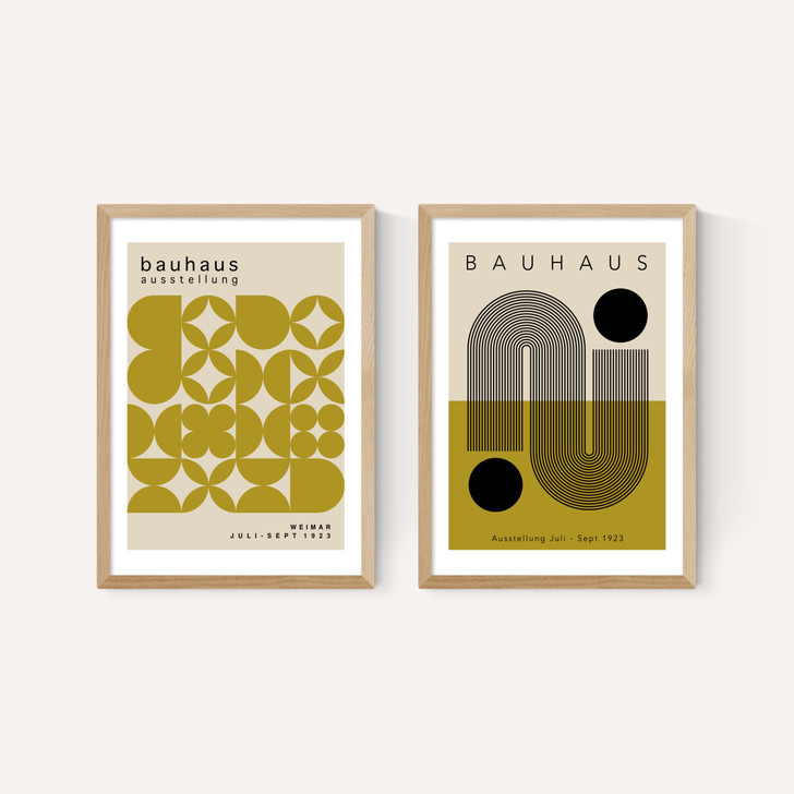 Olive Bauhaus Set