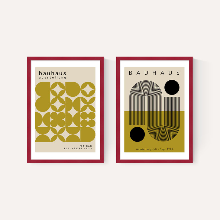 Olive Bauhaus Set