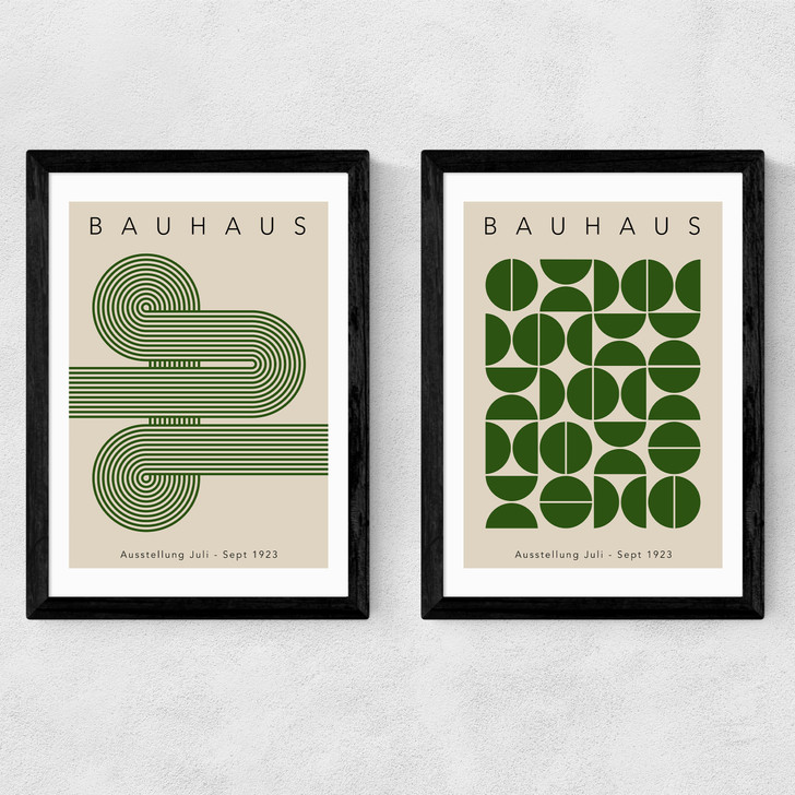 Green Bauhaus Set