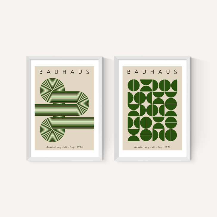 Green Bauhaus Set