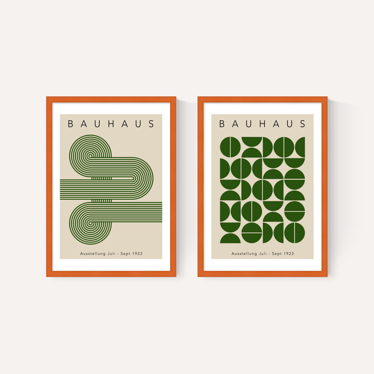 Green Bauhaus Set