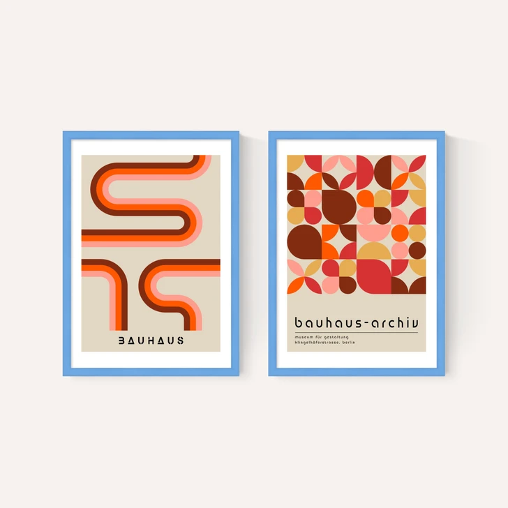 Warm Bauhaus Set