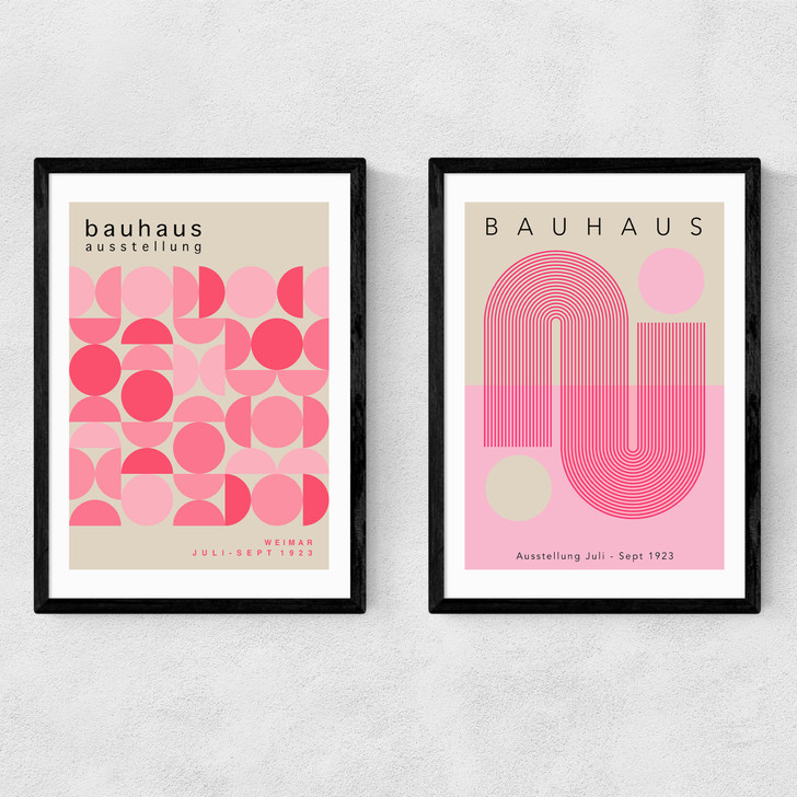 Pink Bauhaus Set