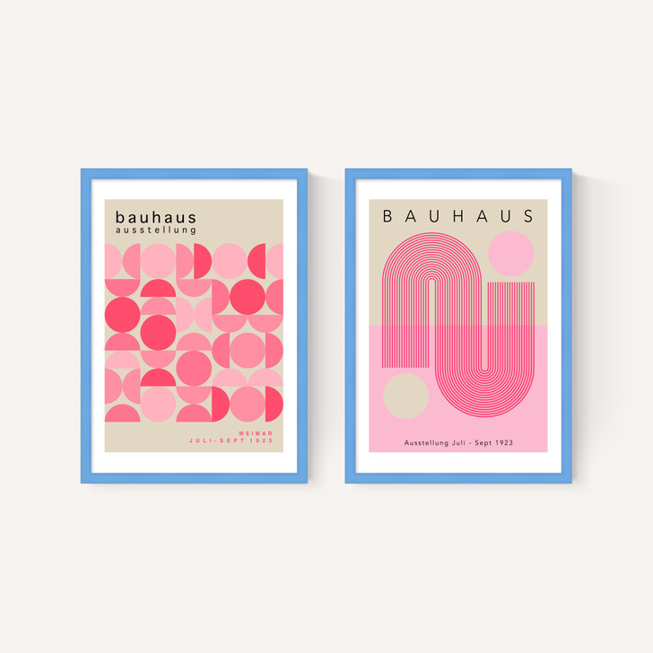 Pink Bauhaus Set