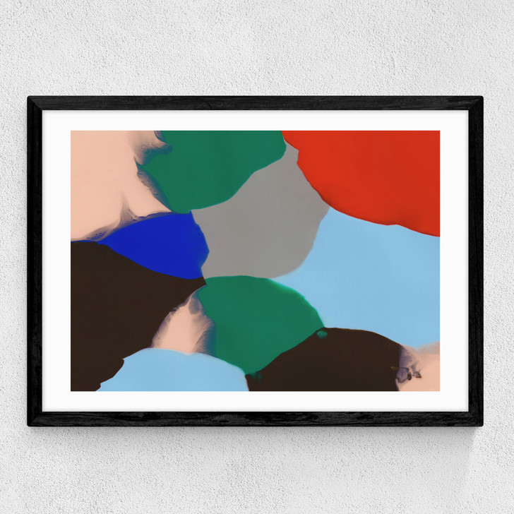 Pure Color Medium Black Frame