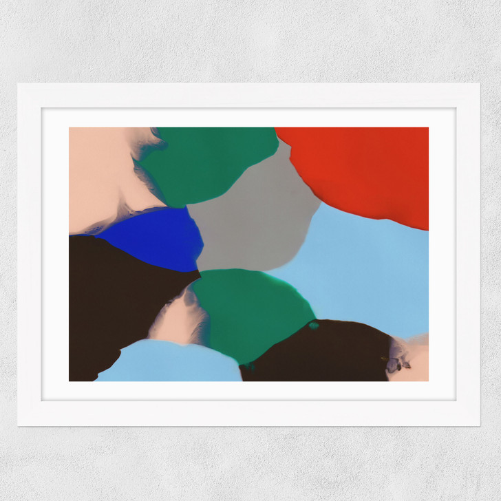 Pure Color Wide White Frame