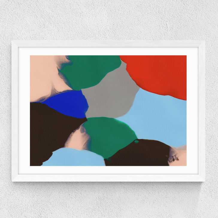 Pure Color Medium White Frame