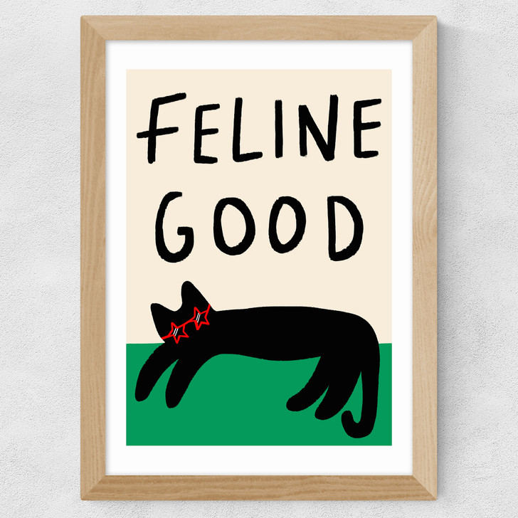 Feline Good Wide Oak Frame