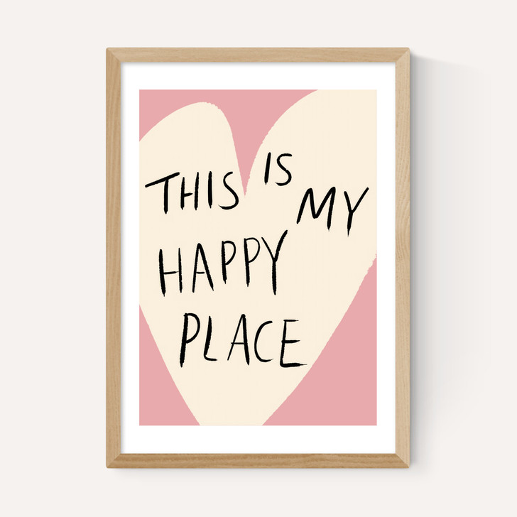 My Happy Place Heart