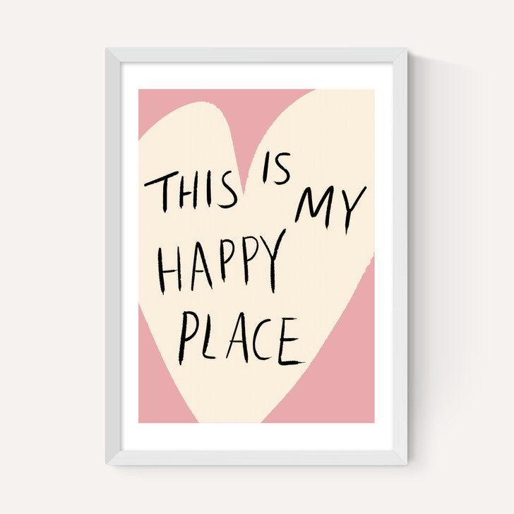 My Happy Place Heart