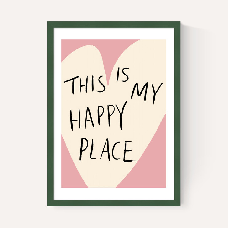 My Happy Place Heart
