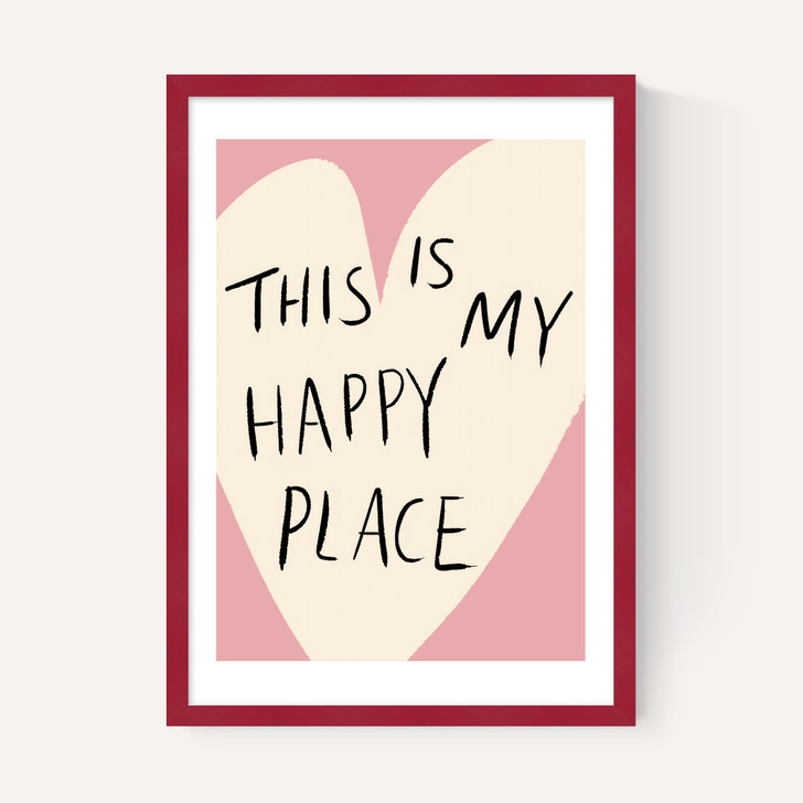 My Happy Place Heart