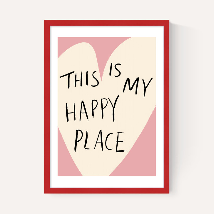 My Happy Place Heart